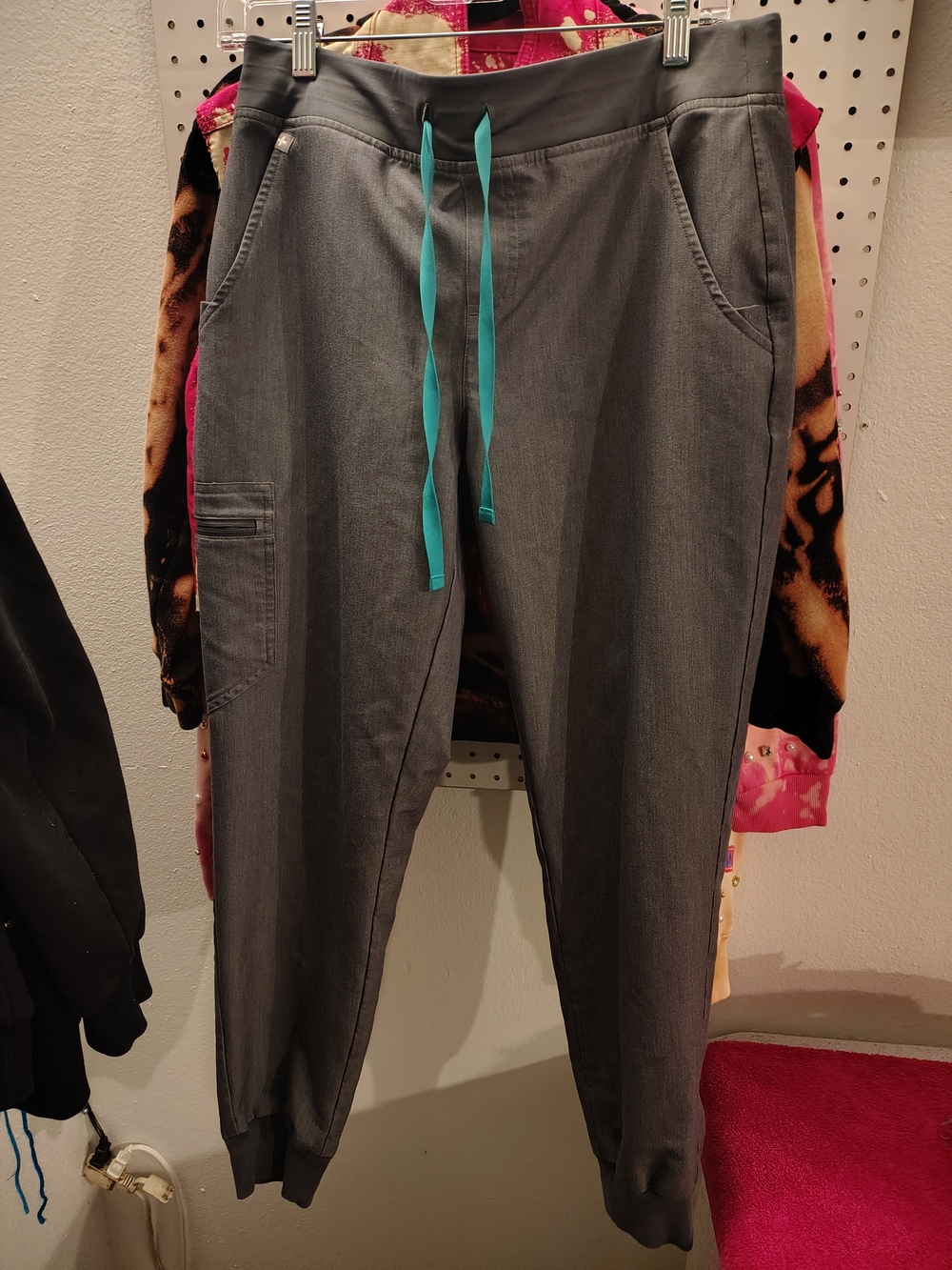 Figs Gray Medical Scrub Jogger with Waistband